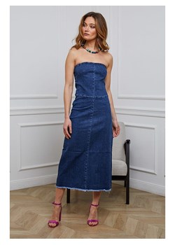 Joséfine Sukienka dżinsowa &quot;Please&quot; w kolorze niebieskim ze sklepu Limango Polska w kategorii Sukienki - zdjęcie 173744788