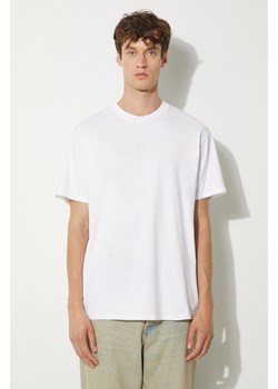 Carhartt WIP t-shirt bawełniany Duster Script męski kolor biały gładki I033622.02GD ze sklepu PRM w kategorii T-shirty męskie - zdjęcie 173745195