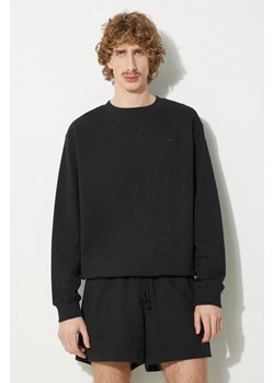 New Balance bluza bawełniana MT41506BK męska kolor czarny gładka ze sklepu PRM w kategorii Bluzy męskie - zdjęcie 173745277
