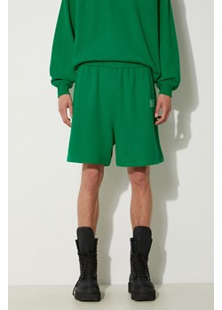 Awake NY szorty bawełniane Awake Sweatshort kolor zielony melanżowe SP24-PA006 ze sklepu PRM w kategorii Spodenki męskie - zdjęcie 173745417