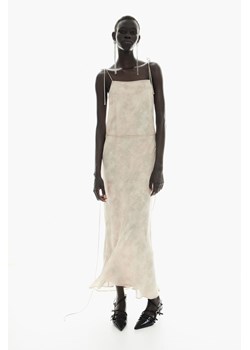 H & M - Szyfonowa sukienka na ramiączkach - Beżowy ze sklepu H&M w kategorii Sukienki - zdjęcie 173745508