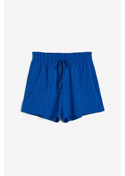 H & M - Kreszowane szorty bez zapięcia - Niebieski ze sklepu H&M w kategorii Szorty - zdjęcie 173745737