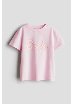 H & M - T-shirt z nadrukiem - Różowy ze sklepu H&M w kategorii Bluzki dziewczęce - zdjęcie 173745747