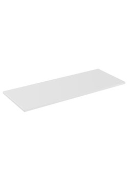 Długi biały blat do mebli łazienkowych 140 cm - Dione 6X ze sklepu Edinos.pl w kategorii Szafki i regały łazienkowe - zdjęcie 173747005