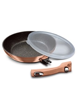 Patelnia z odpinaną rączką typu soft touch 24cm D8-B26 ze sklepu Edinos.pl w kategorii Naczynia - zdjęcie 173747305