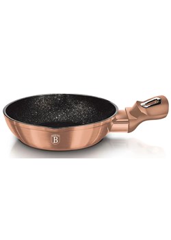 Mała granitowa patelnia na indukcję 16cm - Kongo 8X ze sklepu Edinos.pl w kategorii Naczynia - zdjęcie 173747307