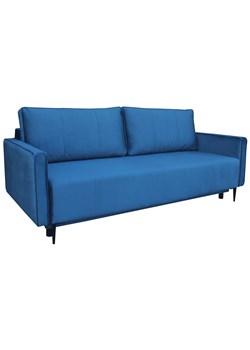Niebieska sofa z funkcją spania i pojemnikiem A9-M04 ze sklepu Edinos.pl w kategorii Sofy i kanapy - zdjęcie 173747318