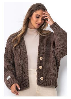 fobya Kardigan w kolorze brązowym ze sklepu Limango Polska w kategorii Swetry damskie - zdjęcie 173747376