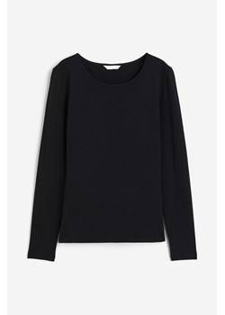 H & M - Top z długim rękawem - Czarny ze sklepu H&M w kategorii Bluzki damskie - zdjęcie 173748097