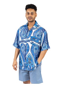 Isla Bonita by SIGRIS Koszula w kolorze biało-niebieskim ze sklepu Limango Polska w kategorii Koszule męskie - zdjęcie 173748167
