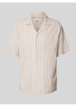 Koszula casualowa o kroju relaxed fit z kołnierzem z połami ze sklepu Peek&Cloppenburg  w kategorii Koszule męskie - zdjęcie 173750166