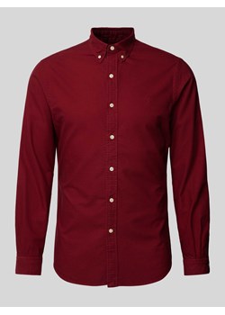 Koszula casualowa o kroju slim fit z kołnierzykiem typu button down ze sklepu Peek&Cloppenburg  w kategorii Koszule męskie - zdjęcie 173750175