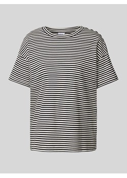 T-shirt z prążkowaniem model ‘JADA’ ze sklepu Peek&Cloppenburg  w kategorii Bluzki damskie - zdjęcie 173750179