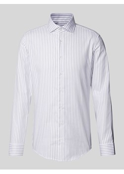Koszula biznesowa o kroju slim fit z kołnierzykiem typu cutaway ze sklepu Peek&Cloppenburg  w kategorii Koszule męskie - zdjęcie 173750249