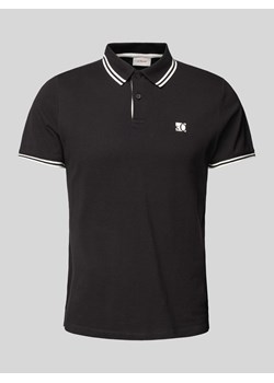 Koszulka polo z nadrukiem z logo ze sklepu Peek&Cloppenburg  w kategorii T-shirty męskie - zdjęcie 173750267