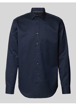 Koszula biznesowa o kroju regular fit z tkaniny two-ply z kołnierzykiem typu kent ze sklepu Peek&Cloppenburg  w kategorii Koszule męskie - zdjęcie 173750508