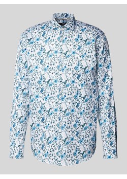Koszula biznesowa o kroju regular fit z tkaniny two-ply z kołnierzykiem typu kent ze sklepu Peek&Cloppenburg  w kategorii Koszule męskie - zdjęcie 173750537