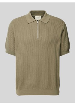 Koszulka polo o kroju regular fit z zamkiem błyskawicznym model ‘MOMENT’ ze sklepu Peek&Cloppenburg  w kategorii T-shirty męskie - zdjęcie 173750557