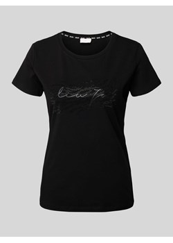 T-shirt z obszyciem z kamieni stras ze sklepu Peek&Cloppenburg  w kategorii Bluzki damskie - zdjęcie 173750716