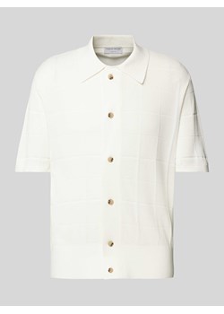 Koszula casualowa z fakturowanym wzorem model ‘Araawen’ ze sklepu Peek&Cloppenburg  w kategorii Koszule męskie - zdjęcie 173750727
