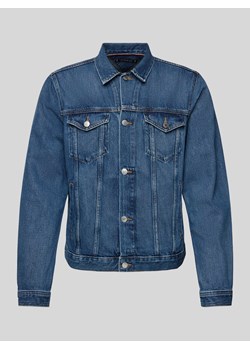 Kurtka jeansowa z naszywką z logo model ‘TRUCKER’ Tommy Hilfiger ze sklepu Peek&Cloppenburg  w kategorii Kurtki męskie - zdjęcie 173750738