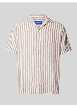 Koszula casualowa o kroju relaxed fit z rękawem o dł. 1/2 model ‘NOTO’ ze sklepu Peek&Cloppenburg  w kategorii Koszule męskie - zdjęcie 173750858