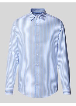Koszula biznesowa o kroju slim fit z kołnierzykiem typu kent ze sklepu Peek&Cloppenburg  w kategorii Koszule męskie - zdjęcie 173750886