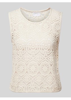 Bluzka z ażurowym wzorem ze sklepu Peek&Cloppenburg  w kategorii Bluzki damskie - zdjęcie 173750888