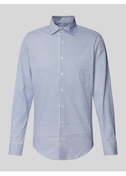 Koszula biznesowa o kroju slim fit z kołnierzykiem typu kent ze sklepu Peek&Cloppenburg  w kategorii Koszule męskie - zdjęcie 173750965