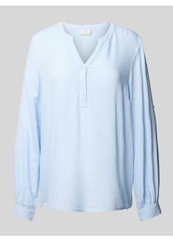 Bluzka z krótką listwą guzikową model ‘milia’ ze sklepu Peek&Cloppenburg  w kategorii Bluzki damskie - zdjęcie 173752979