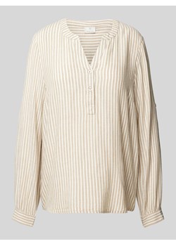 Bluzka z krótką listwą guzikową model ‘milia’ ze sklepu Peek&Cloppenburg  w kategorii Bluzki damskie - zdjęcie 173753008