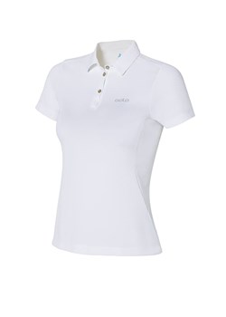 Odlo Funkcyjna koszulka polo &quot;Tina&quot; w kolorze białym ze sklepu Limango Polska w kategorii Bluzki damskie - zdjęcie 173753289
