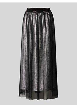 Długa spódnica z elastycznym pasem z logo ze sklepu Peek&Cloppenburg  w kategorii Spódnice - zdjęcie 173755748