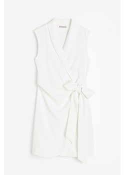 H & M - Kopertowa sukienka żakietowa - Biały ze sklepu H&M w kategorii Sukienki - zdjęcie 173755757