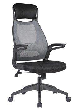 Ergonomiczny fotel obrotowy Ambros - popiel + czarny ze sklepu Edinos.pl w kategorii Krzesła biurowe - zdjęcie 173757417