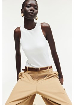 H & M - Dżersejowe body thong - Biały ze sklepu H&M w kategorii Bluzki damskie - zdjęcie 173760235