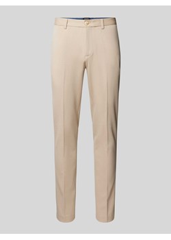 Chinosy o kroju slim fit w kant model ‘Mott’ ze sklepu Peek&Cloppenburg  w kategorii Spodnie męskie - zdjęcie 173760705