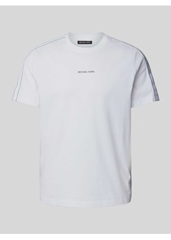 T-shirt z lampasami ze sklepu Peek&Cloppenburg  w kategorii T-shirty męskie - zdjęcie 173760729