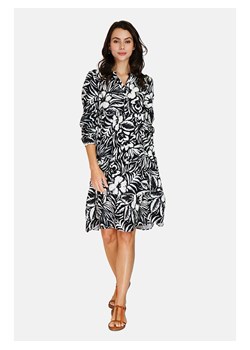 ASSUILI Sukienka w kolorze czarno-białym ze sklepu Limango Polska w kategorii Sukienki - zdjęcie 173761509