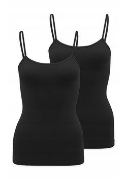 Gatta 2-pak koszulki na ramiączkach czarne Camisole Q-Eko, Kolor czarny, Rozmiar S, Gatta ze sklepu Primodo w kategorii Bluzki damskie - zdjęcie 173762167