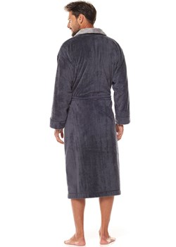 Szlafrok męski grafitowy 2057 Professor, Kolor grafitowy, Rozmiar L, L&amp;L ze sklepu Primodo w kategorii Szlafroki damskie - zdjęcie 173762186