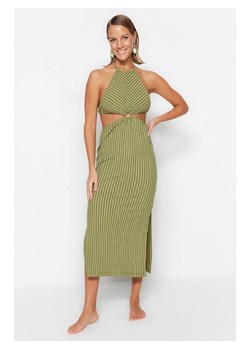 trendyol Sukienka w kolorze zielonym ze sklepu Limango Polska w kategorii Sukienki - zdjęcie 173762805