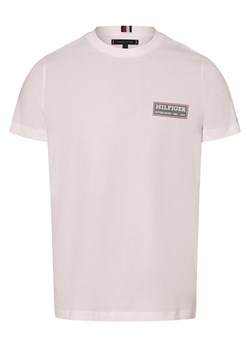 Tommy Hilfiger Koszulka męska Mężczyźni Bawełna biały jednolity ze sklepu vangraaf w kategorii T-shirty męskie - zdjęcie 173763217