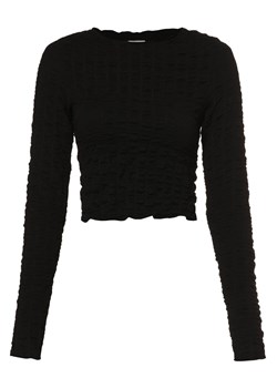 Noisy May Damska koszulka z długim rękawem - NMZahara Kobiety czarny jednolity ze sklepu vangraaf w kategorii Bluzki damskie - zdjęcie 173763227