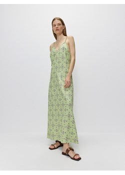Reserved - Sukienka maxi z wiskozy - jasnozielony ze sklepu Reserved w kategorii Sukienki - zdjęcie 173763869