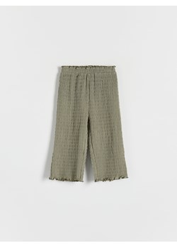 Reserved - Spodnie culotte - oliwkowy ze sklepu Reserved w kategorii Spodnie dziewczęce - zdjęcie 173765888