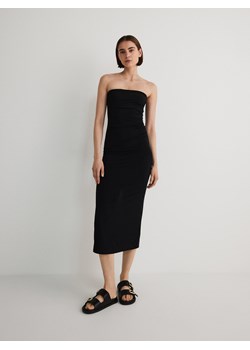Reserved - Sukienka maxi z prostym dekoltem - czarny ze sklepu Reserved w kategorii Sukienki - zdjęcie 173766677