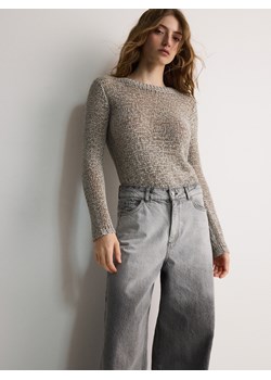 Reserved - Sweter o luźnym splocie - jasnoszary ze sklepu Reserved w kategorii Swetry damskie - zdjęcie 173767225