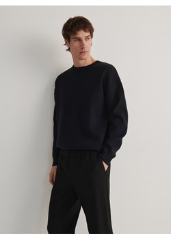 Reserved - Bawełniany sweter - granatowy ze sklepu Reserved w kategorii Swetry męskie - zdjęcie 173767626