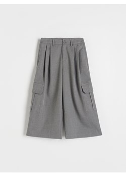 Reserved - Spodnie culotte - ciemnoszary ze sklepu Reserved w kategorii Spodnie dziewczęce - zdjęcie 173768269